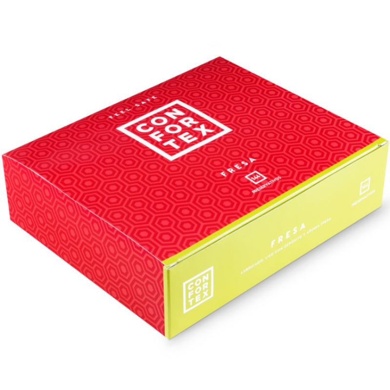 Confortex - preservativos fresa caja 144 uds
