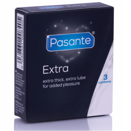Pasante - extra preservativo extra gruesos 3 unidades