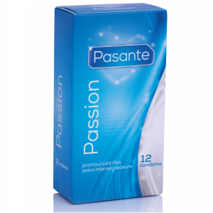 Pasante - preservativos punteados ms placer 12 unidades