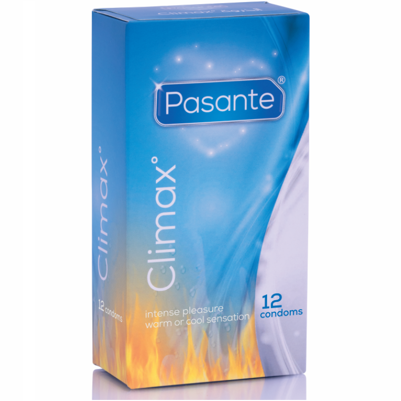 Pasante - climax 6 efecto calor + 6 efecto frio / 12unidades
