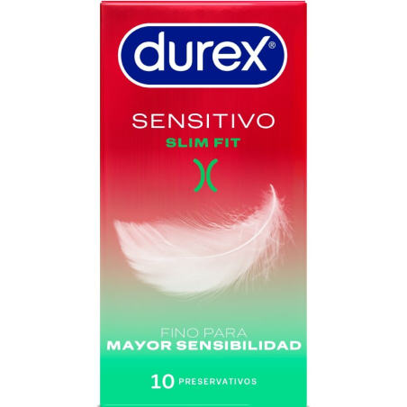 Durex - sensitivo slim fit 10 unidades