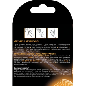 Uniq - classic preservativos sin latex 3 unidades