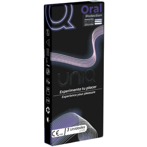 Uniq - oral mask preservativos sin latex 3 unidades