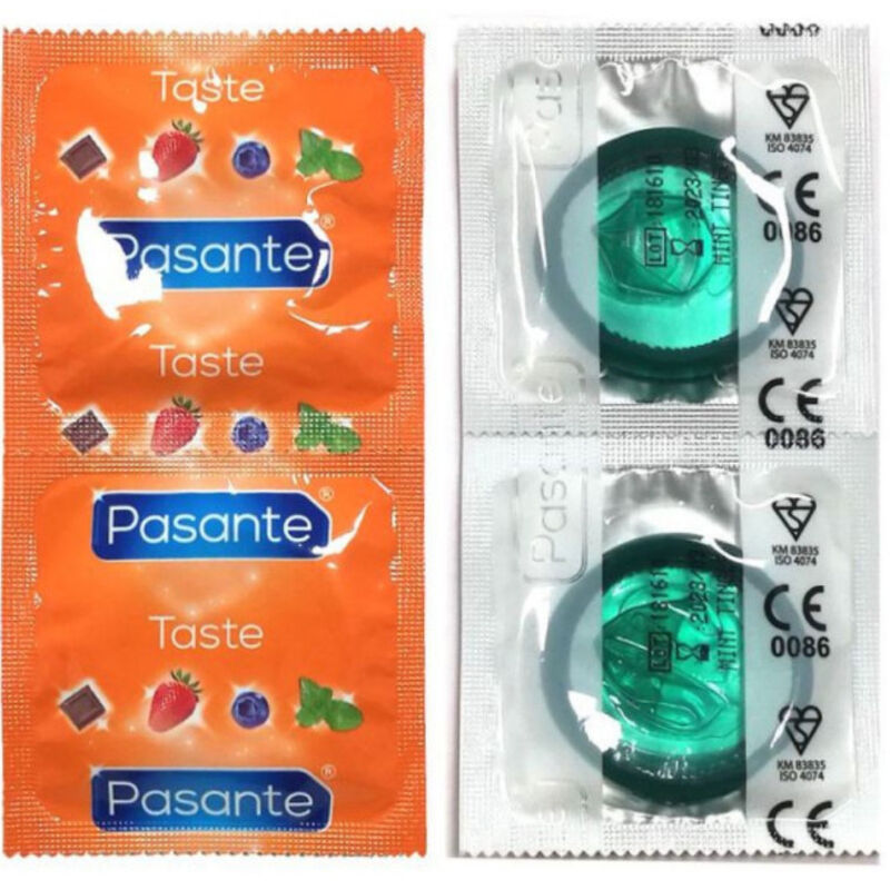Pasante - preservativo sabor menta bolsa 144 unidades