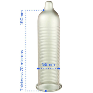 Pasante - preservativo efecto calor bolsa 144 unidades