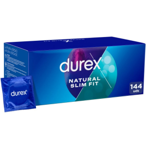Durex - natural slim fit basic 144 unidades