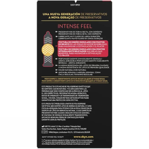 Skyn - preservativo intense feel textura con diseÑo ondulado 10 unidades