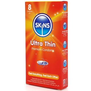 Skins - ultrafinos preservativos premium pack 8