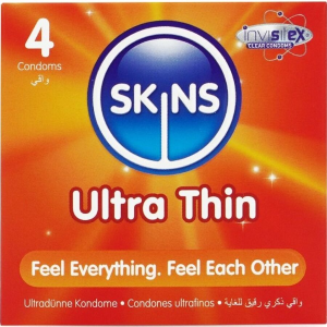 Skins - ultrafinos preservativos premium pack 4