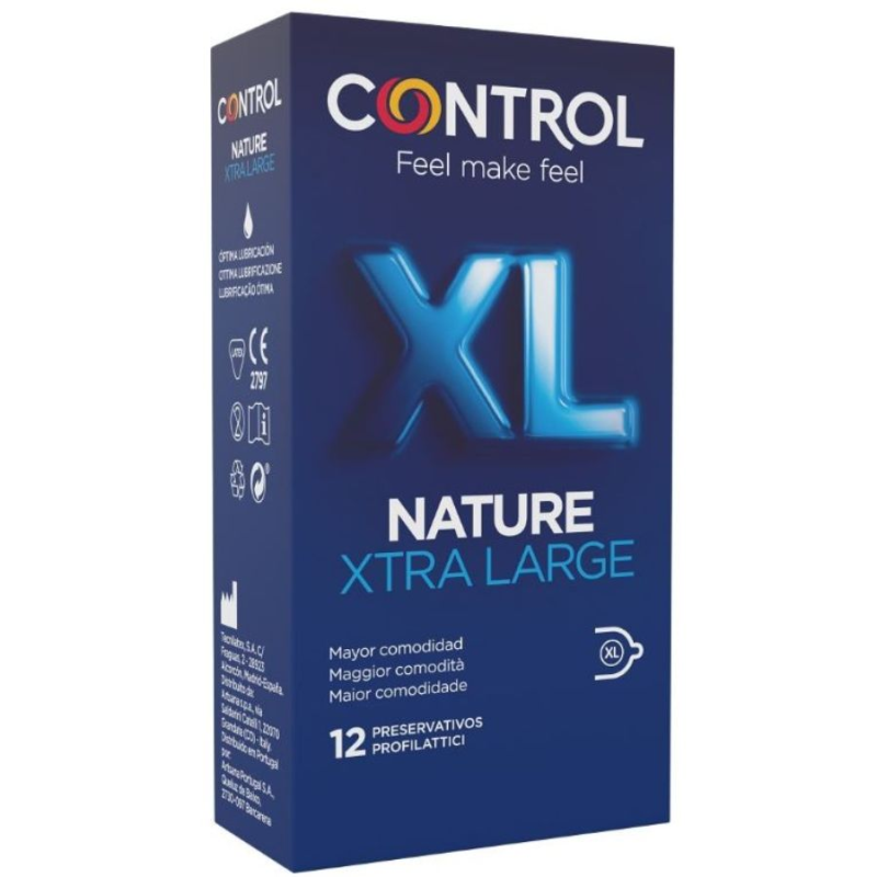 Control - adapta nature xl preservativos 12 unidades