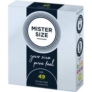 Mister size - preservativos talla s 49 mm (3 unidades)