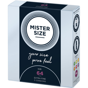 Mister size - preservativos talla xxl 64 mm (3 unidades)