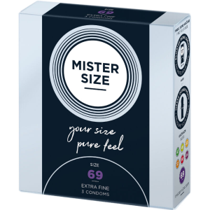 Mister size - preservativos talla xxxl 69 mm (3 unidades)