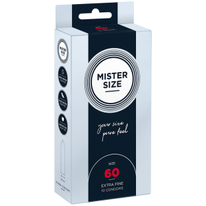 Mister size - preservativos talla xl 60 mm (10 unidades)