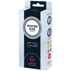 Mister size - preservativos talla xl 60 mm (10 unidades)