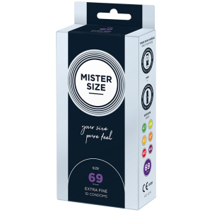 Mister size - preservativos talla xxxl 69 mm (10 unidades)