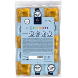 Mister size - preservativos talla m 53 mm (100 unidades)