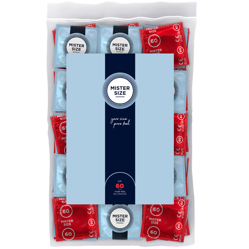 Mister size - preservativos talla xl 60 mm (100 unidades)