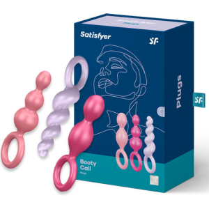 Satisfyer - anal plugs set 3 pcs tricolor