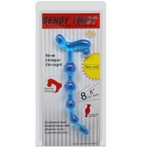 Baile - bendy twist bolas anales azul