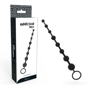 Addicted toys - anal beads 29 cm negro