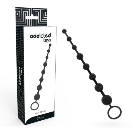 Addicted toys - anal beads 29 cm negro