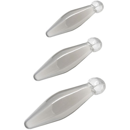Toyjoy - anal play rimmer de dedo 3 piezas transparente