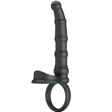 Pretty love - tatum anillo vibrador pene con plug 10 vibraciones negro