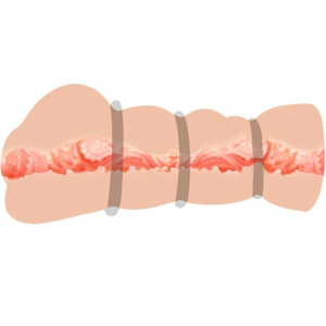 Crazy bull - vagina masturbador con anillos