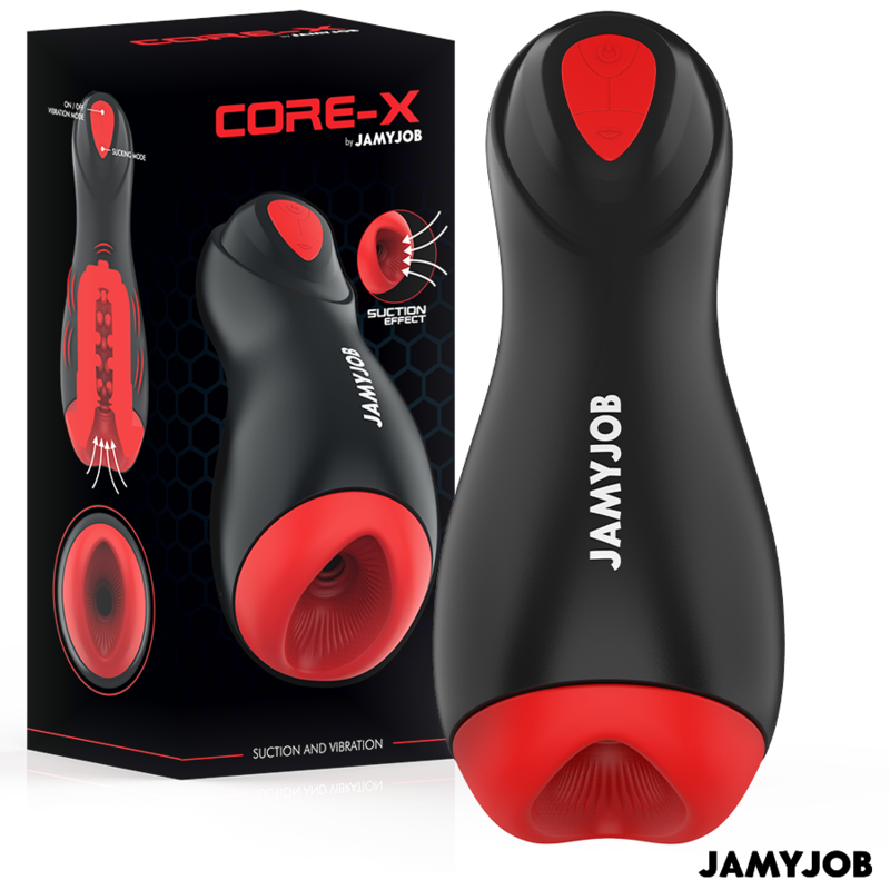 Jamyjob - core-x masturbador automÁtico 5 modos succionador y vibraciÓn