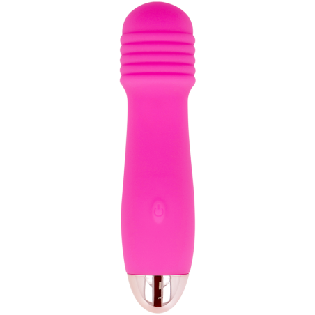 Dolce vita - vibrador recargable three rosa 7 velocidades