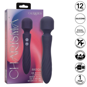 Calexotics - charisma mystique masajeador doble motor 12 funciones 21,5 cm x 4,5 cm morado