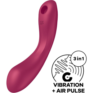 Satisfyer - curve trinity 1 air pulse vibration gris
