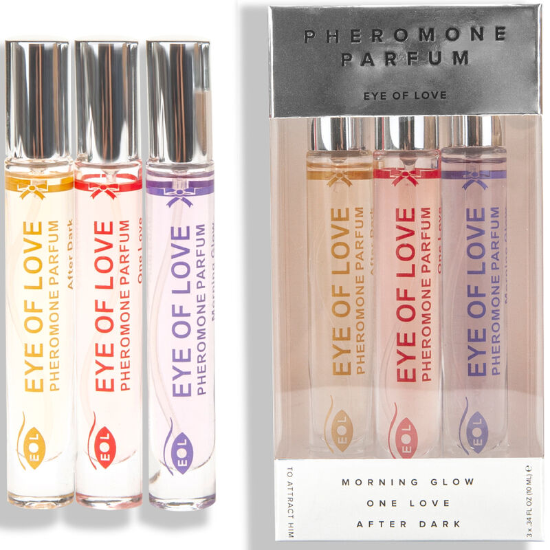 Eye of love - eol phr perfume 10 ml set/3 - morning glow, one love, after dark