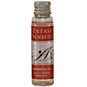Extase sensual - aceite masaje efecto calor con feromonas fruta de la pasion viaje 35 ml