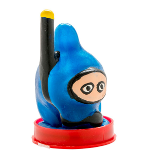 Condomerie - preservativo decorativo pintado a mano buzo