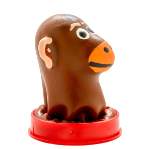 Condomerie - preservativo decorativo pintado a mano mono