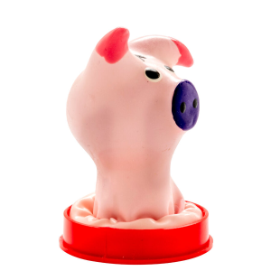 Condomerie - preservativo decorativo pintado a mano cabeza de cerdo