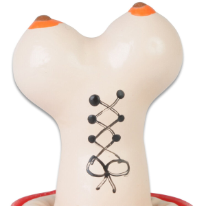 Condomerie - preservativo decorativo pintado a mano pechos