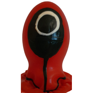 Condomerie - preservativo decorativo pintado a mano cÍrculo