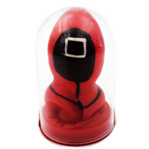 Condomerie - preservativo decorativo pintado a mano cuadrado