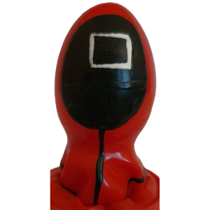 Condomerie - preservativo decorativo pintado a mano cuadrado