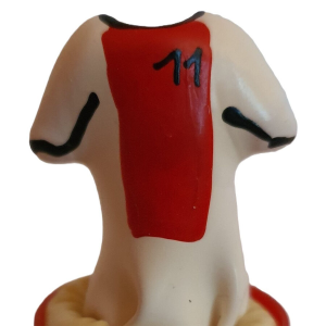 Condomerie - preservativo decorativo pintado a mano camiseta ajax