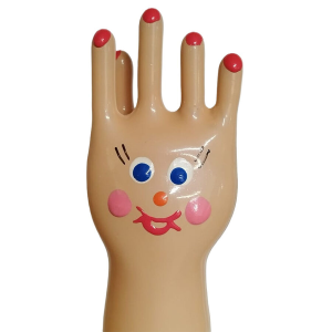 Condomerie - preservativo decorativo pintado a mano gran mano feliz xl
