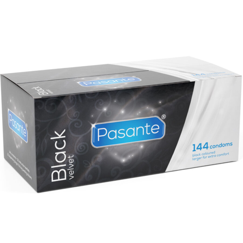 Pasante - black velvet preservativos caja 144 unidades