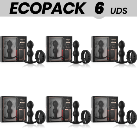 Ecopack 6 uds - anbiguo watchme control remoto plug vibrador anal tiberio