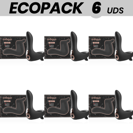 Ecopack 6 uds - anbiguo arkadio estimulador glande & perineo compatible con watchme wireless technology