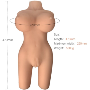 Armony - torso femenino realÍstico modelo 6