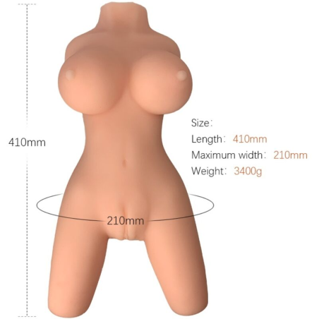 Armony - torso femenino realÍstico modelo 8