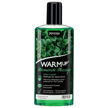 Joydivision - warmup gel masaje efecto calor menta 150 ml